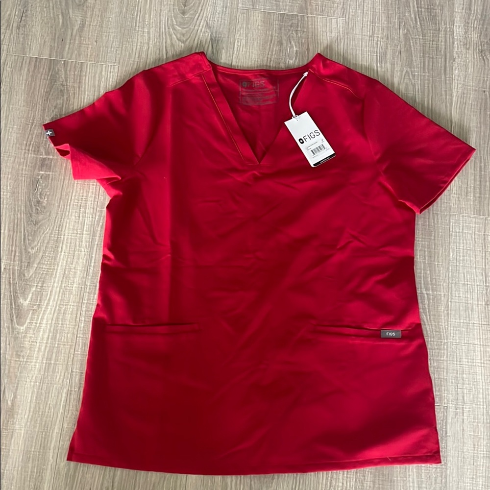 FIGS Women's Red Top